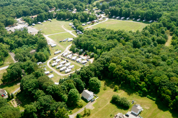 Nelson's Campground Overhead Shot