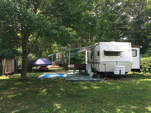 Park Map of Nelson’s Family Campground in East Hampton, CT