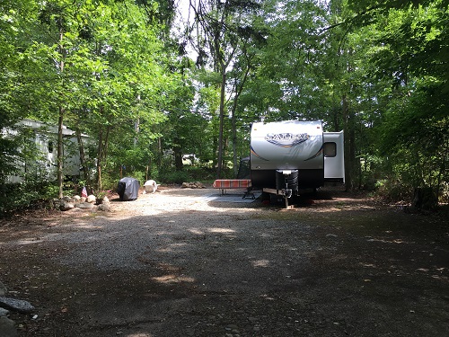 Park Map of Nelson’s Family Campground in East Hampton, CT